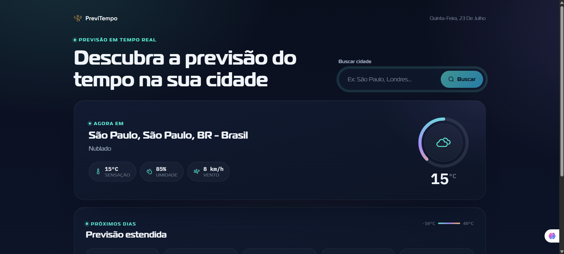 Foto do site